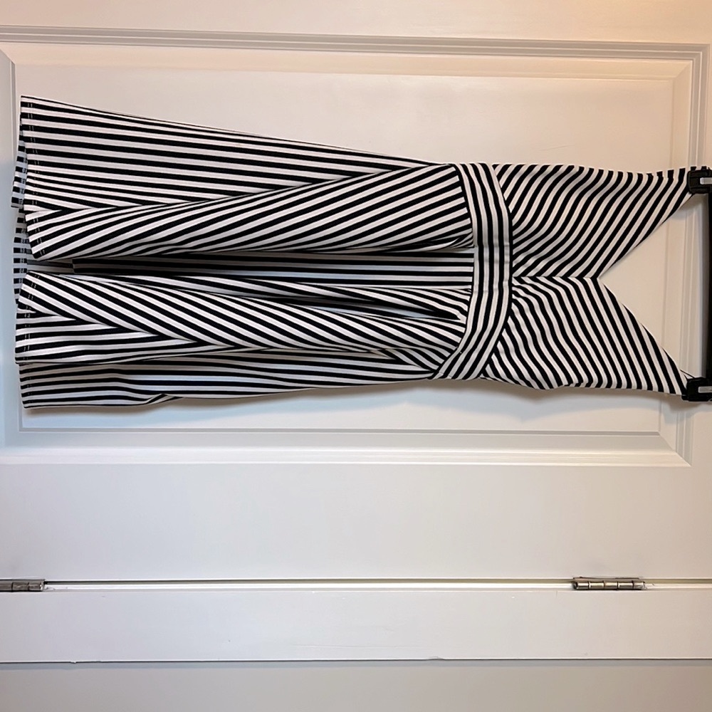 Black and White Stripped Dress